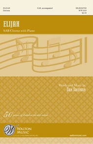 Elijah SAB choral sheet music cover Thumbnail